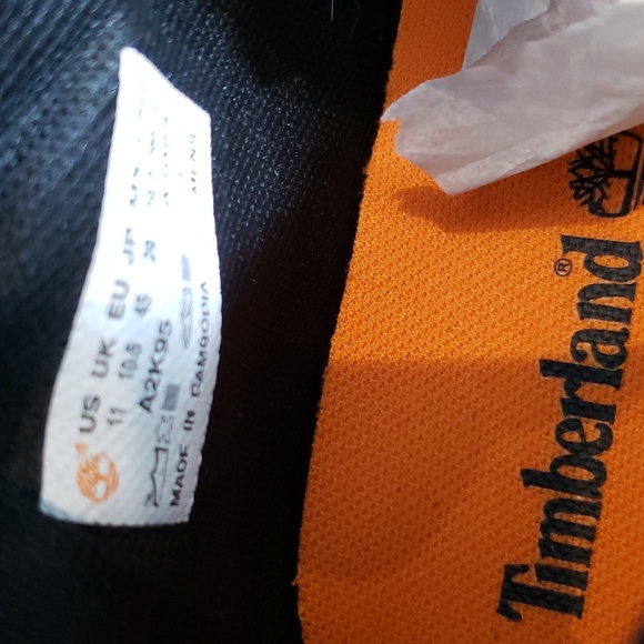 Timberland Mens Size 11 Black Boots - Picture 9 of 11